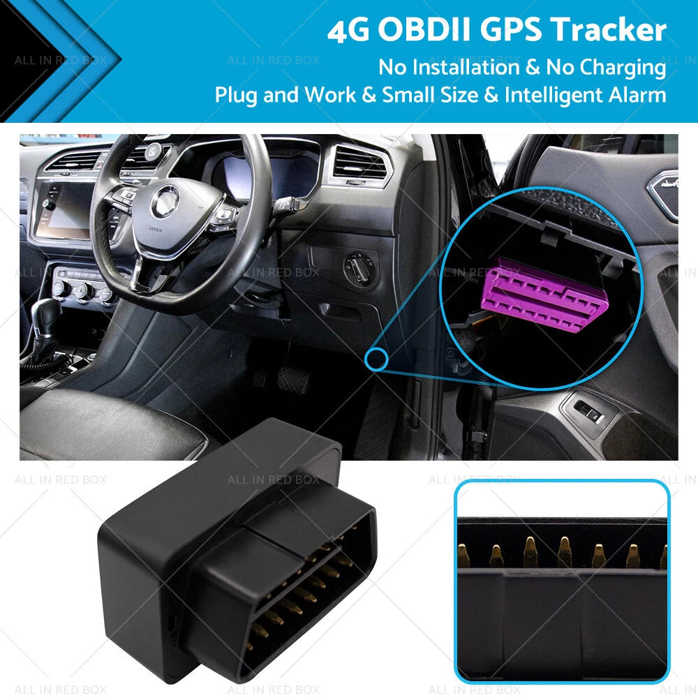 4G OBDII GPS Tracker for Car Vehicle (12V 24V)