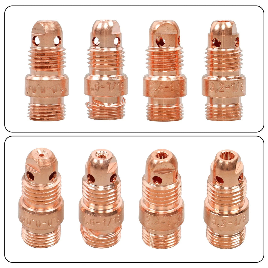 71PCS TIG Welding Torch Accessories Glass Cup Alumina Nozzle #12