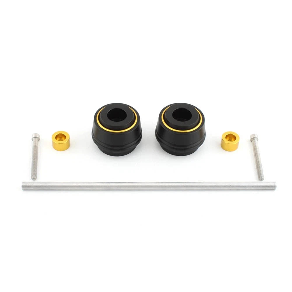 Front Wheel Axle Fork Slider Crash Protector for Zontes Shengshi 368 D E M (2019–2023) Gold