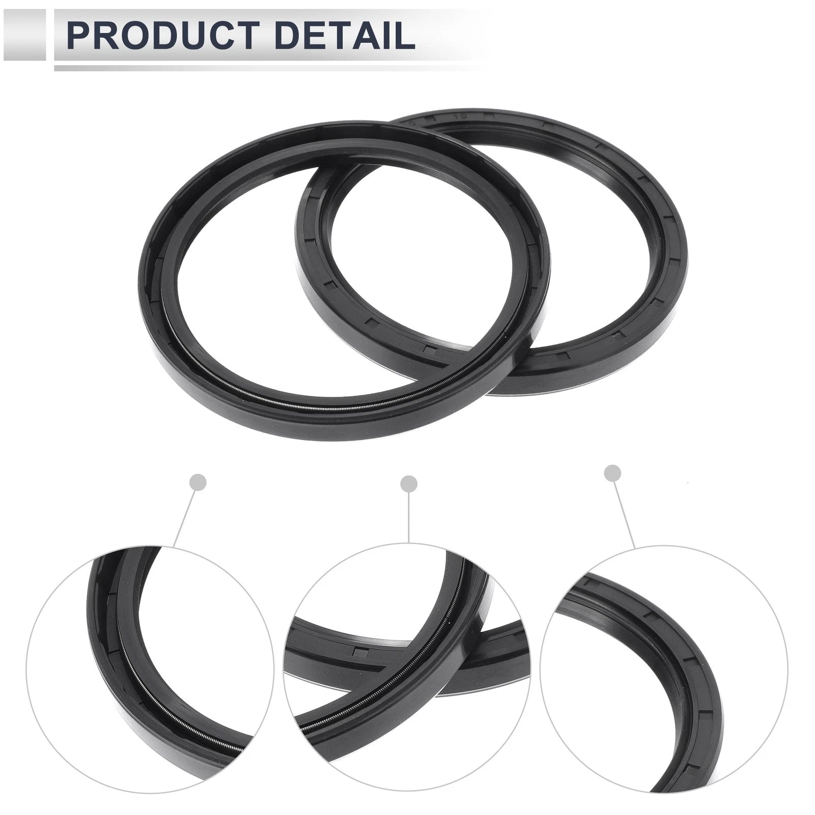 Set of 5 Oil Seal Rotary Shaft Seal Nitrile Rubber 92x110x10mm