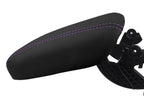 Leather Console Lid Armrest Cover for Honda CR-V (2017–2021) Purple Stitch