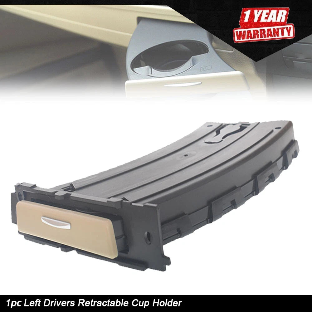 Left Driver Retractable Cup Holder for BMW E90 E91 E92 E93 (2006–2013)