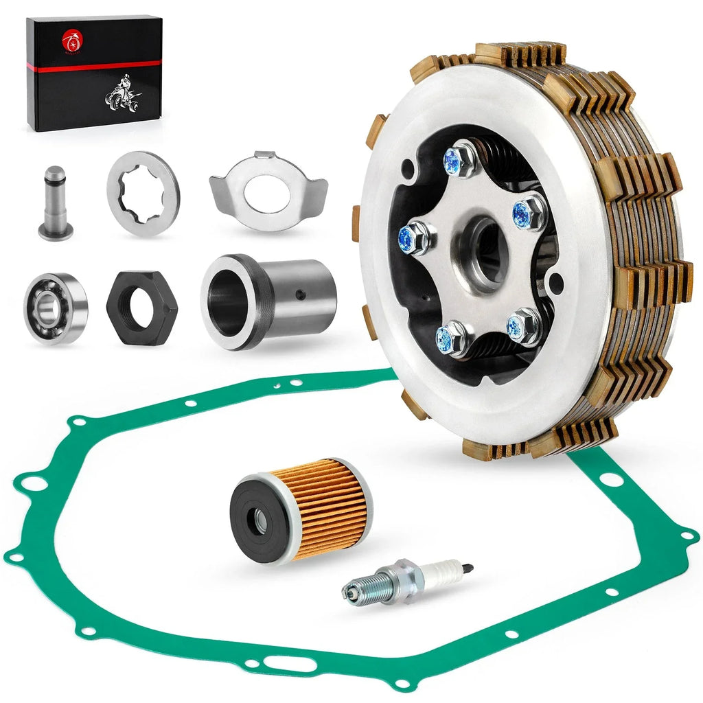 Heavy Duty Clutch Assembly w/ Gasket LOCK WASHER for Yamaha Kodiak 400 (1993–1998)