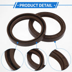2X Oil Seal Rotary Shaft Seal FKM Rubber 55x70x10mm  