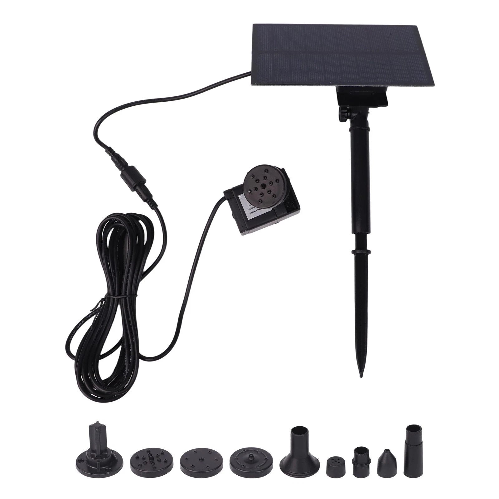 Solar Water Pump 5V 5W for Garden Fountain Decoration (No Part Numbers)