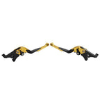 Gold CNC Folding Extendable Brake Clutch Levers for BMW S1000RR S1000R (2015-2019)