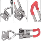 2X Adjustable Box Buckle for Horizontal Door Bolts (304 Stainless Steel)