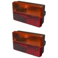 2X Rear Stop Light Assembly 700/23600 for JCB Backhoe Loader 2CX 3CX 4CX 4CN