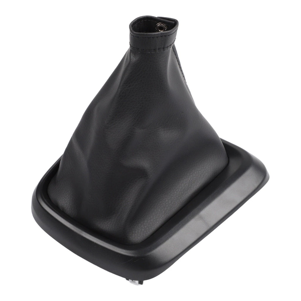 Gear Lever Cover for Fiat II (2015) Black Leather