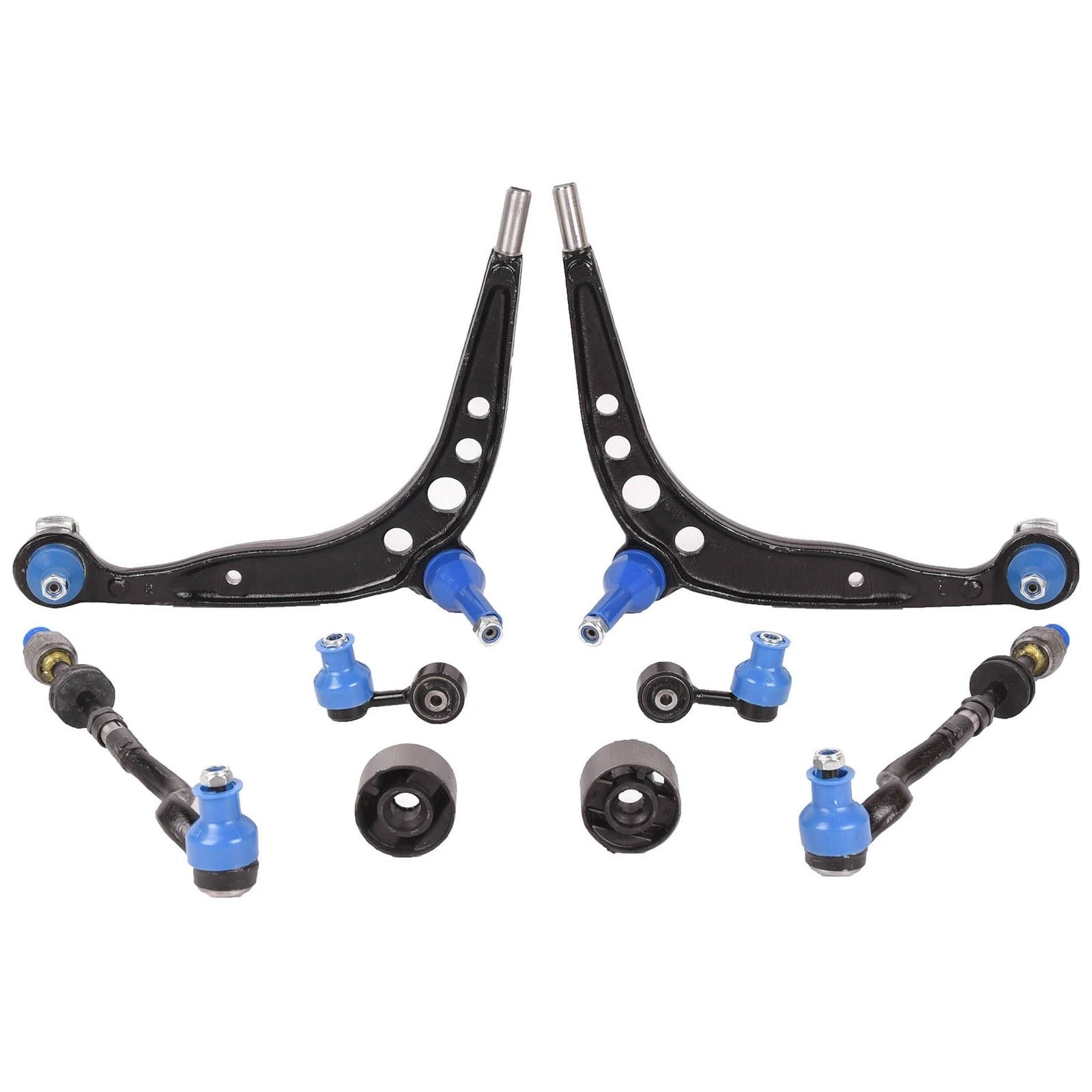 Set of 8 Front Lower Control Arm Tie Rod Sway Bar Links for BMW E36 (1992–2002)