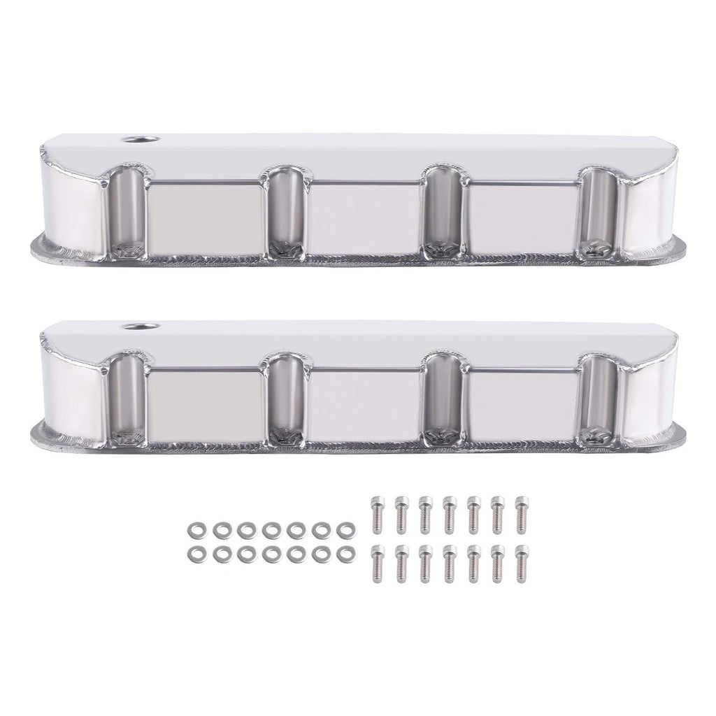 Fabricated Aluminum Tall Valve Covers for Big Block Chevy 502 (1965–1995)