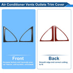 Set of 2 Air Condition Outlet Vent Trim Cover Frames for Toyota Corolla (2007–2013)