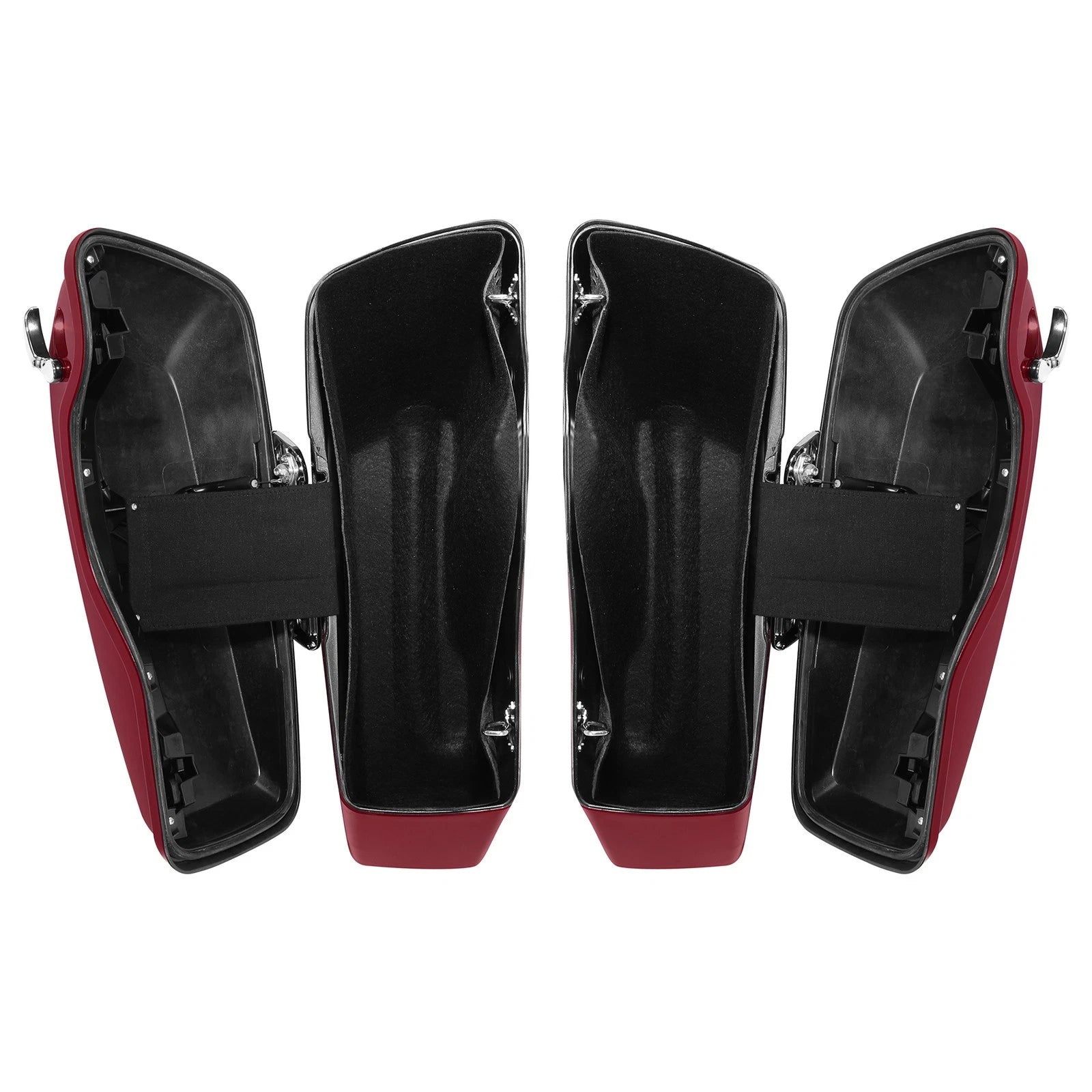 Hard Saddlebags for Harley Street Road Glide (2014–2023) Velocity Red Sunglo
