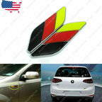 3D Aluminum Germany German Flag Badge for Fender Side Door (2000–2001)
