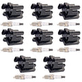 8X Ignition Coils + Spark Plugs for Chevy GMC Sierra 1500 Hummer H2 (2003–2009)