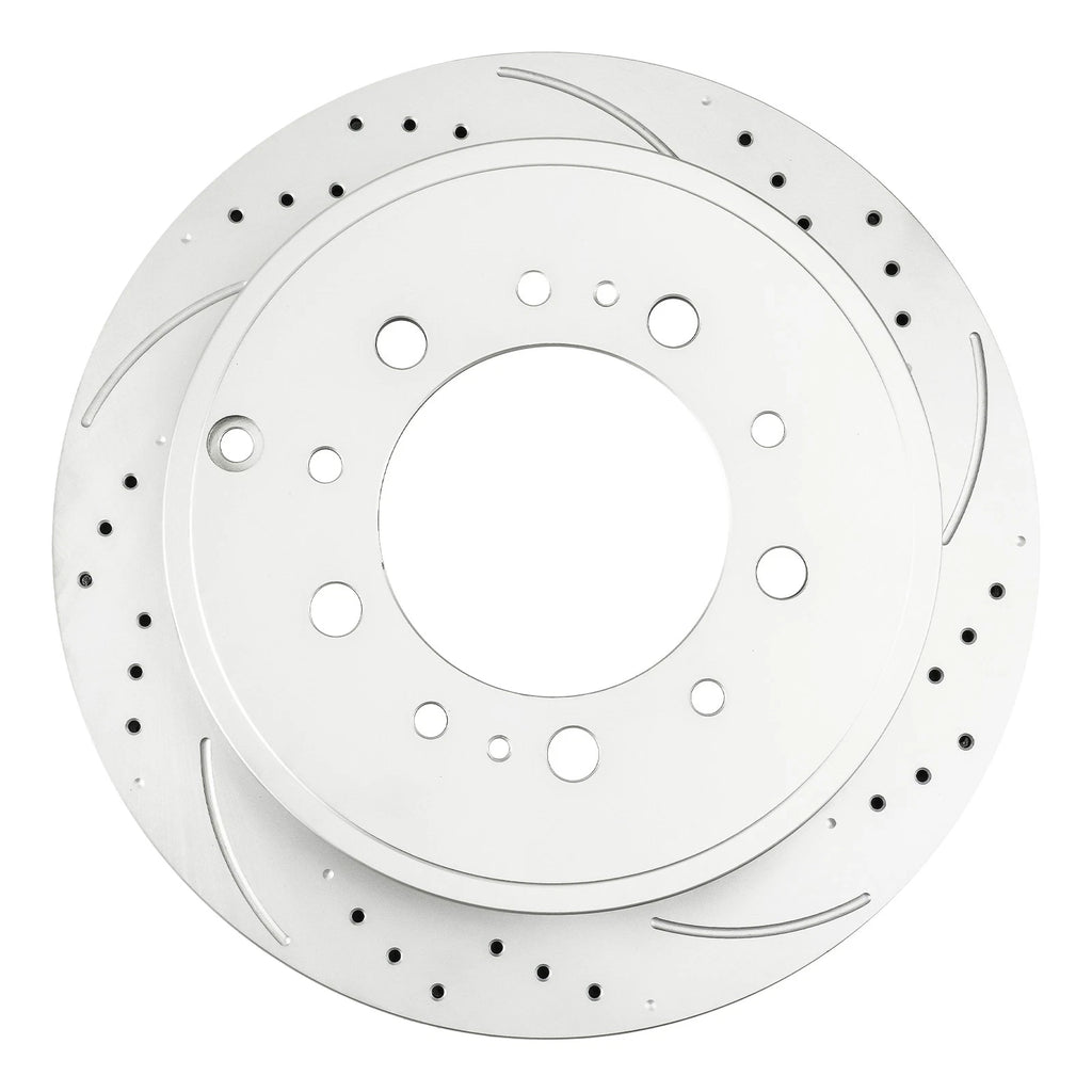 Rear Drilled Slotted Brake Rotors for Toyota Sequoia (2008–2022)