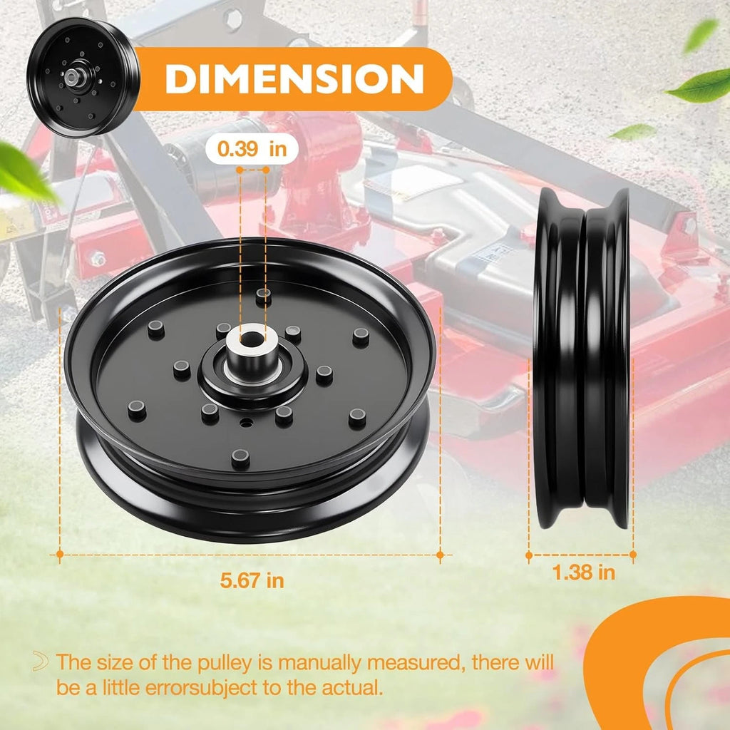 Flat Idler Pulley for Gravely Pro-Turn ZT HD (48" 52" 60")