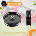 Flat Idler Pulley for Gravely Pro-Turn ZT HD (48" 52" 60")