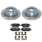 DuraGo Rear Rotors & Bosch QuietCast Ceramic Pads for Kia Sorento