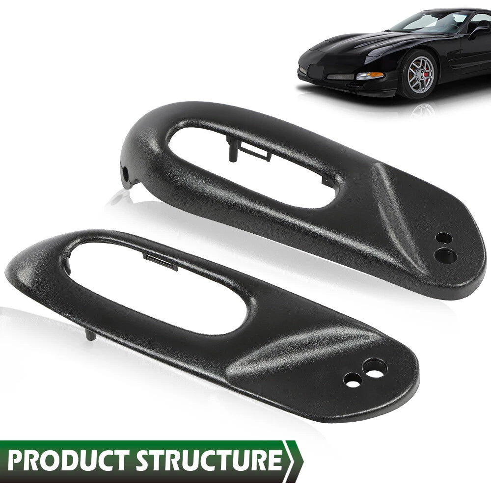 Set of 2 Power Seat Switch Trim Bezels for Chevrolet C5 Corvette (1997–2004)