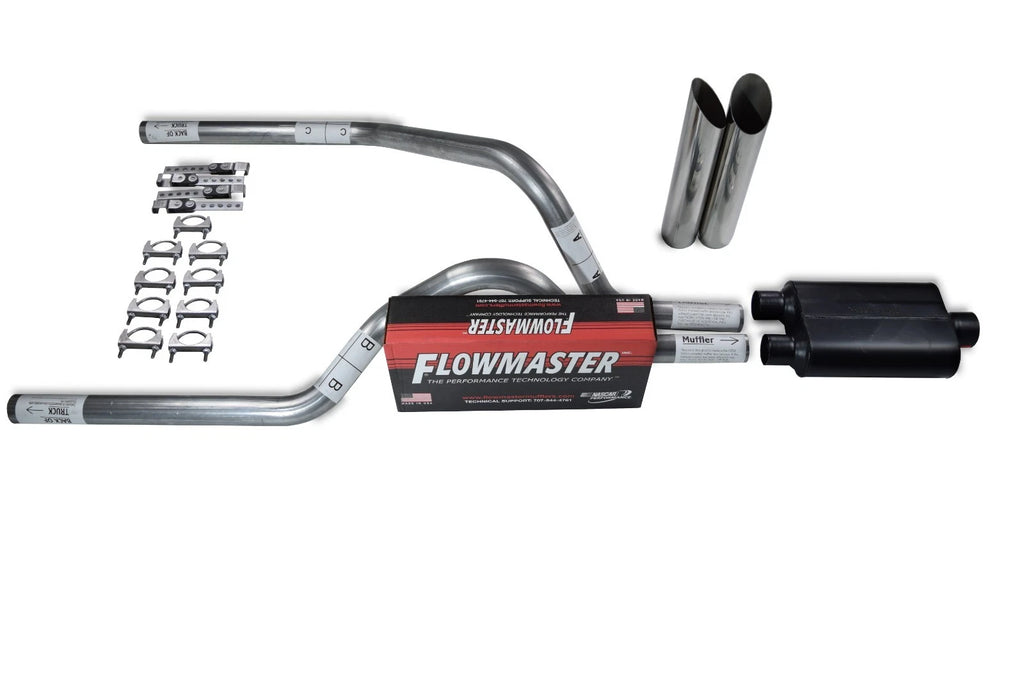 Dual Exhaust Kit for Dodge Dakota (1987–1996) - 2.5" Flowmaster Tips