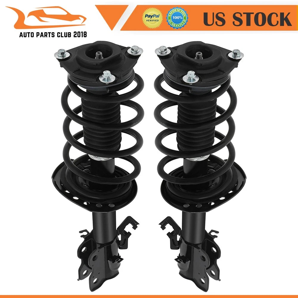 Front Struts & Rear Shocks for Nissan Sentra (2014–2019) w/Coil Spring & Sway Bars