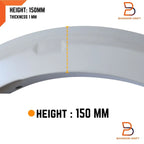 Pearl White Fender Flares for Isuzu D-Max DMAX Ute (2020-2022)