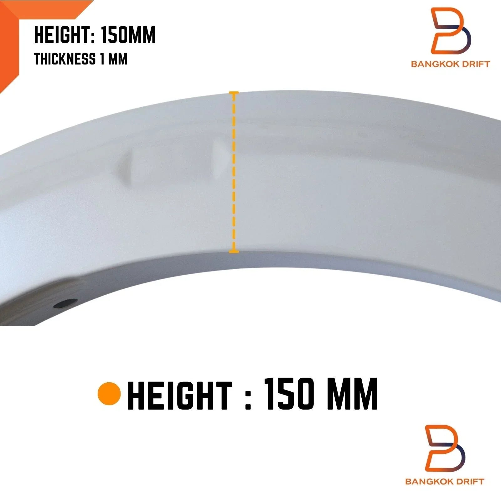Pearl White Fender Flares for Isuzu D-Max DMAX Ute (2020-2022)