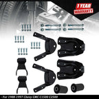 Rear Leaf Spring Shackle Hanger Repair Kit for Chevy C1500 C2500 (1988â1997)