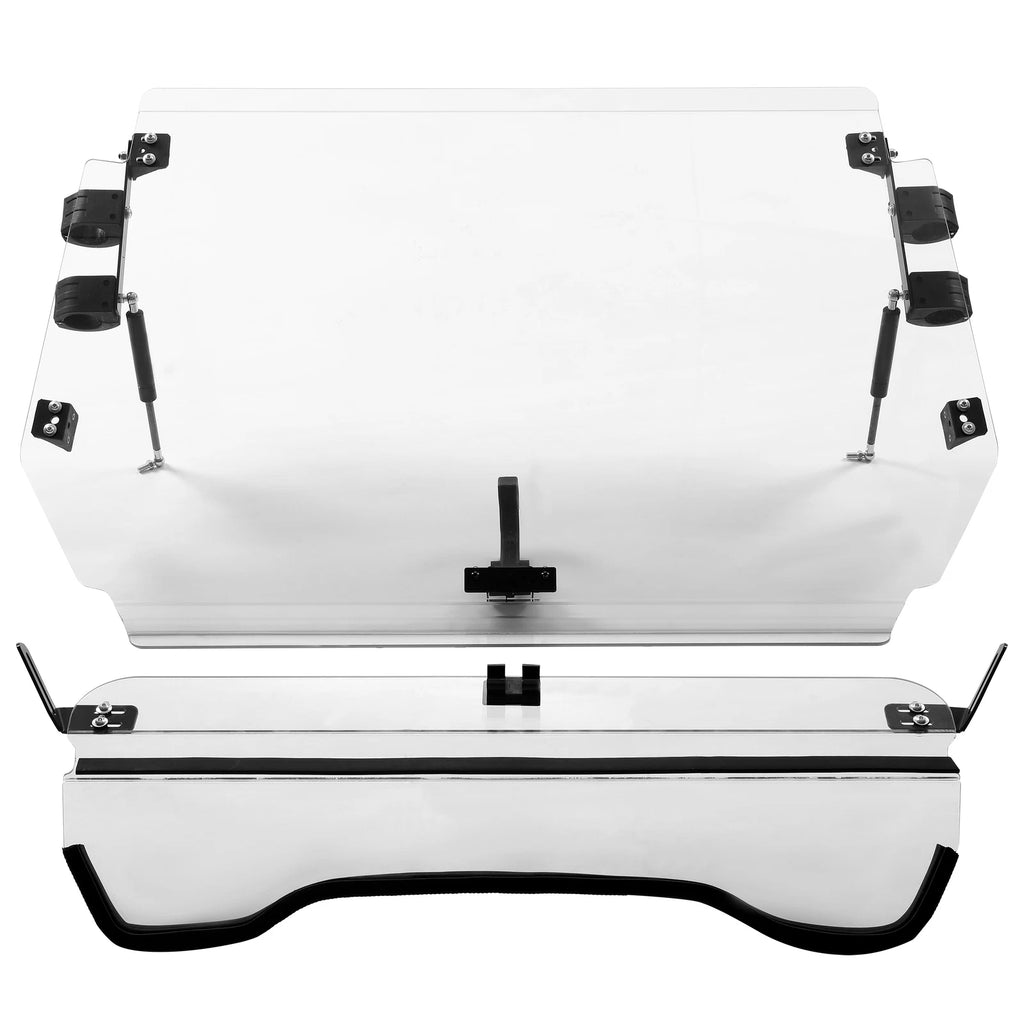 2-in-1 Flip Front Windshield Scratch Resistant for Arctic Cat Wildcat 4 1000 (2013–2018)