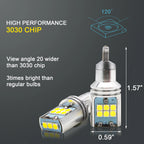 Super White LED Backup Reverse Lights Bulbs for Canbus (6000K)