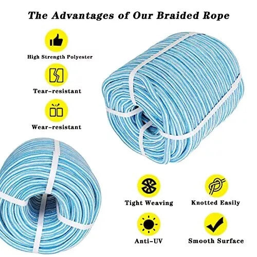 24 Strand Braid Polyester Rope for Arborist Use (200')