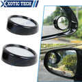 2PCS Side Rear View Blind Spot Mirrors for Universal Fit (HD Wide Angle)