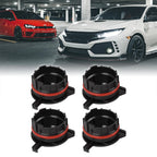 Set of 4 H7 LED Headlight Adapter Base Retainer Holders for BMW E39, Mercedes Benz