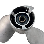 3X 14 1/2 x 22 LH Raker SS Propeller for OMC Evinrude Johnson (OEM 398503)