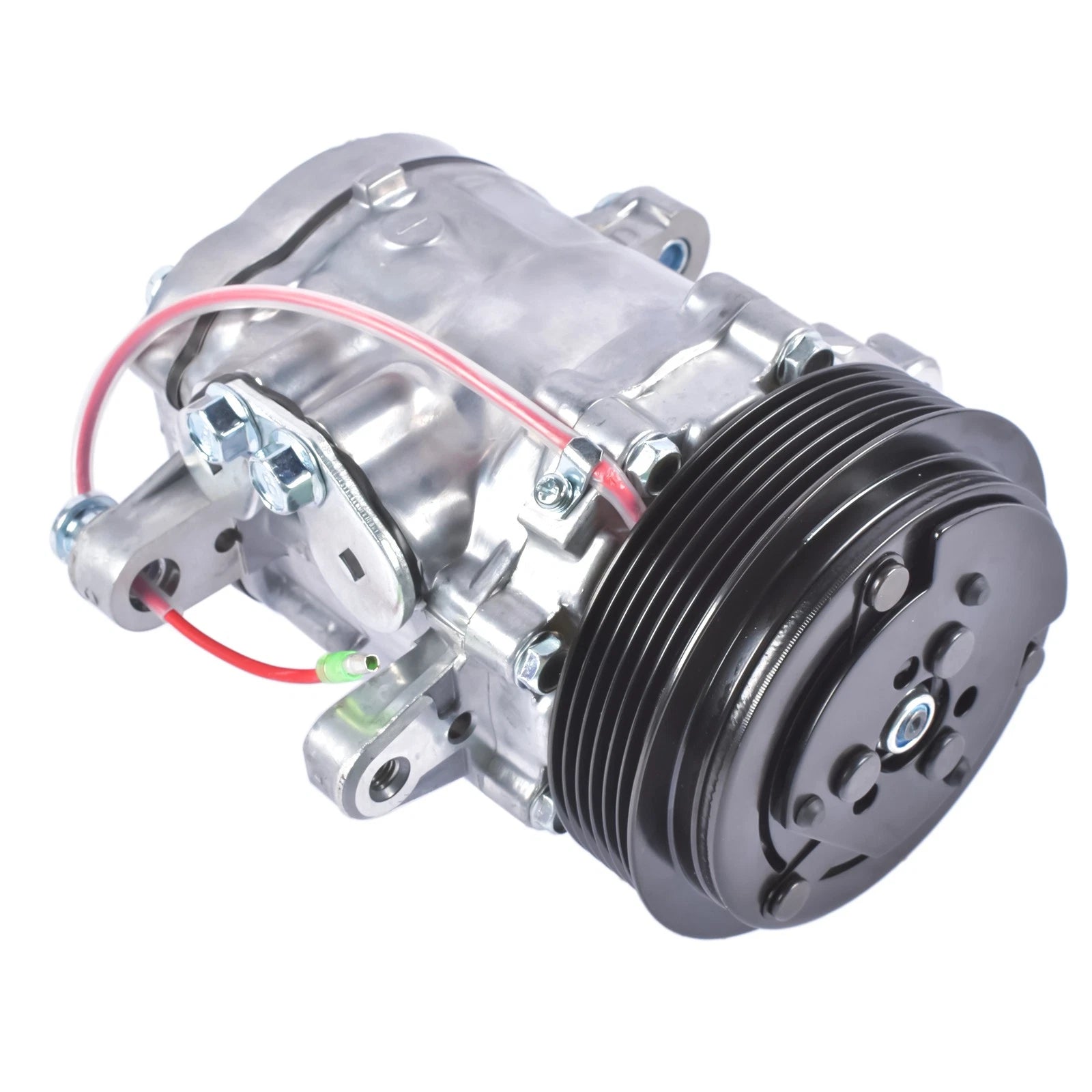 A/C Compressor for Sanden SD7 Style (6-Groove Pulley)