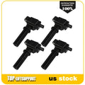 Set of 4 Ignition Coils for Ford Fusion (2013–2019) L4 2.0L
