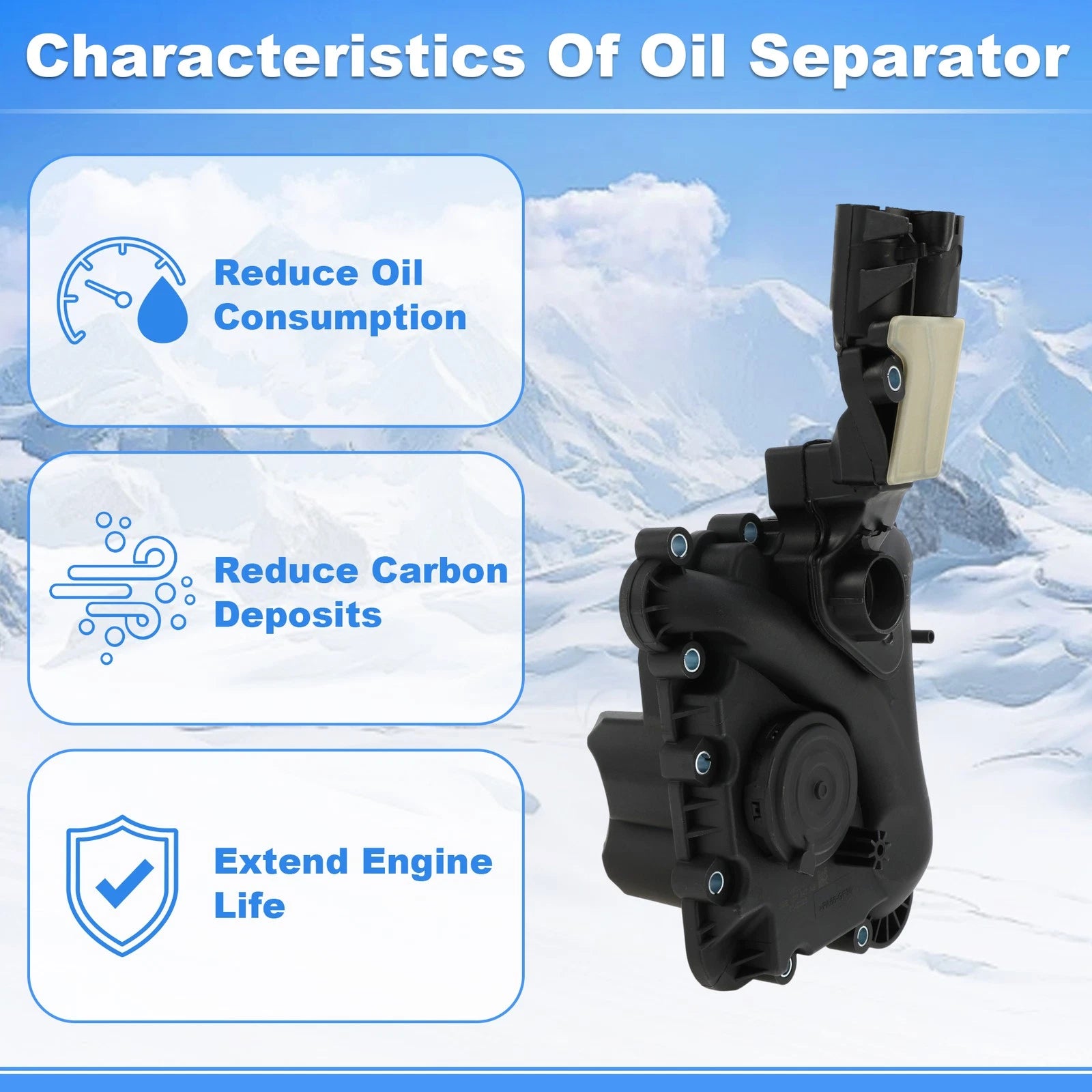 Engine Crankcase Vent Valve Oil Separator No.06E103547AB for Audi Q5 (2013–2017)