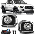 Fog Light Lamp Kit with Chrome Trim for Toyota Tacoma (2016–2023)
