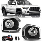 Fog Light Lamp Kit with Chrome Trim for Toyota Tacoma (2016–2023)