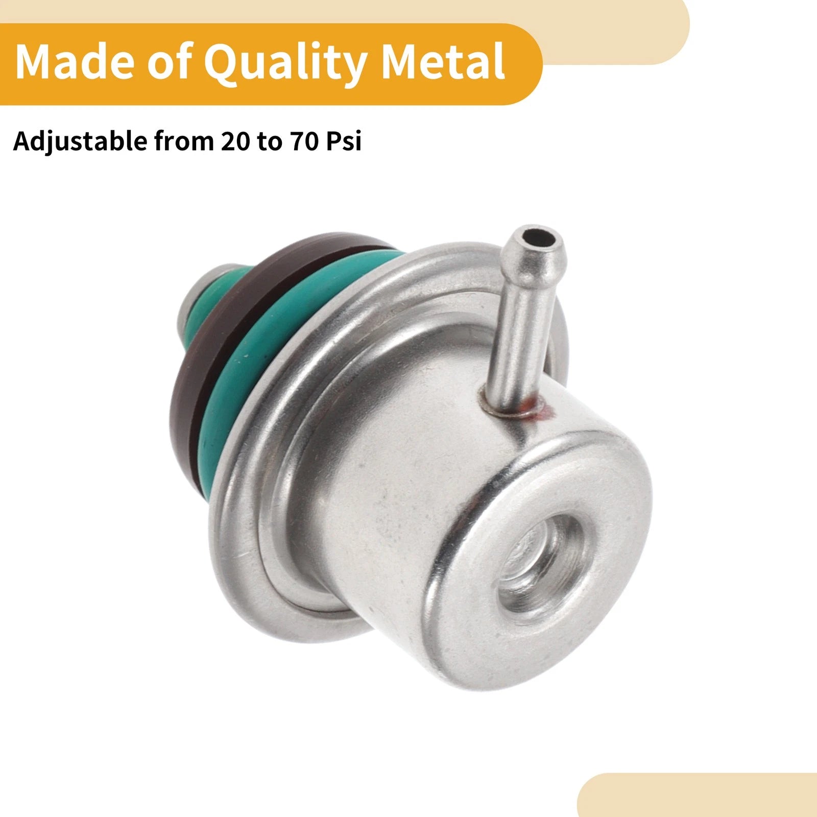 Fuel Pressure Regulator for BMW 323i (1997–2001) No. 0280160504 Metal 20-70 Psi