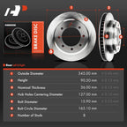 Rear Disc Brake Rotors for Ford E-150 E-250 E-350 (2008–2014)