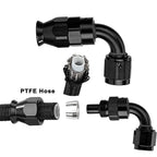 Set of 4 Nylon PTFE Fuel Line Hose Fittings for Universal Applications