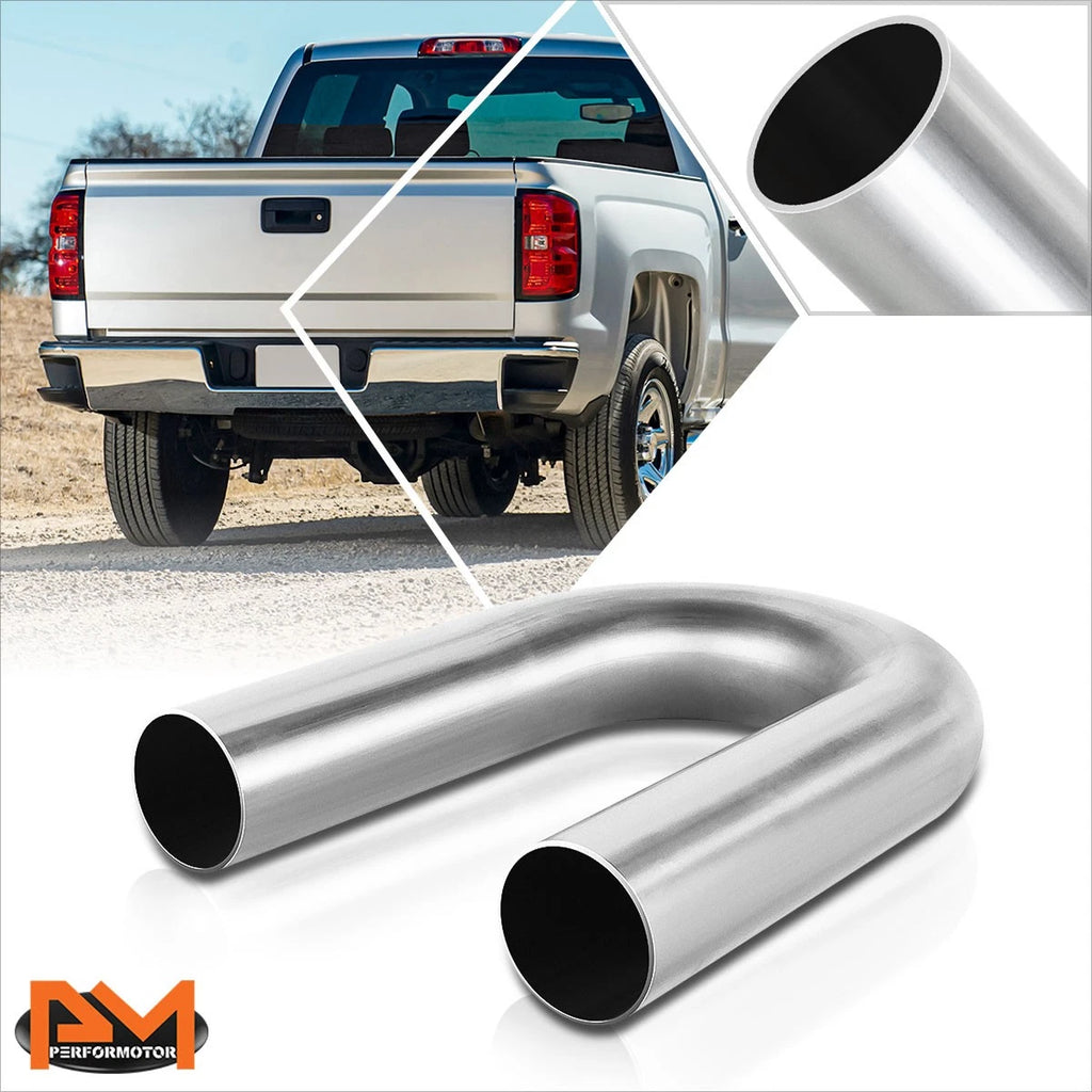 1-7/8" OD Mild Steel Exhaust Piping 180 Degree U-Bend for Custom Applications