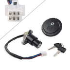Ignition Switch & Fuel Gas Cap Lock Set w/Keys for Kawasaki KLR650 (1987–2018)