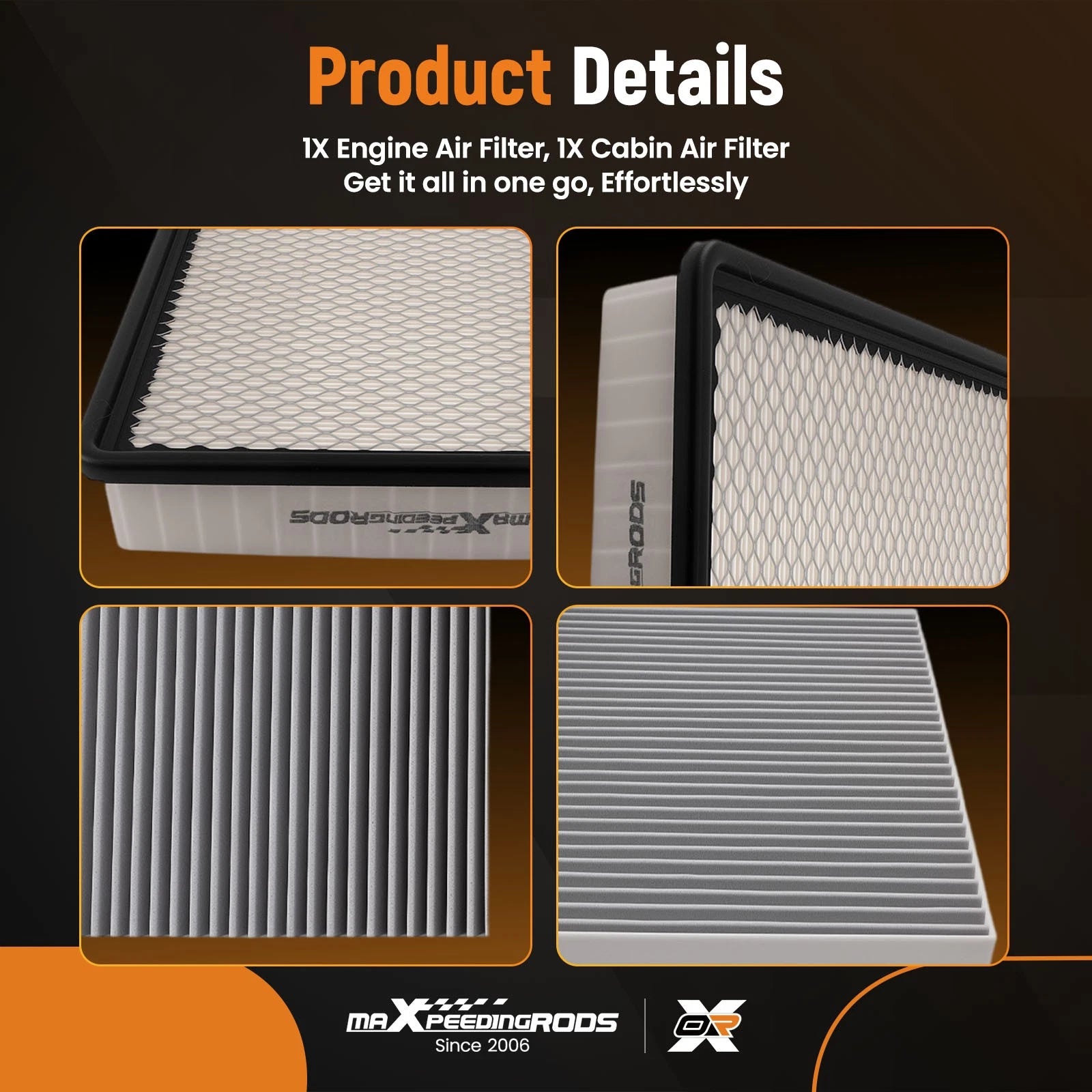 Air Filter Kit for GMC Sierra (2019-2021)