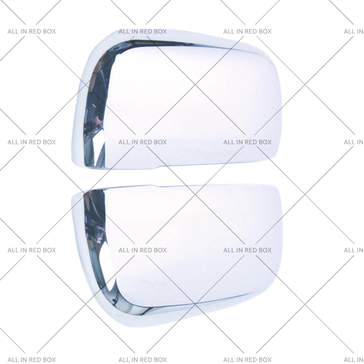 Set of 2 Chrome Side Door Rearview Mirror Cover Trim for Pajero V80 (2007–2021)