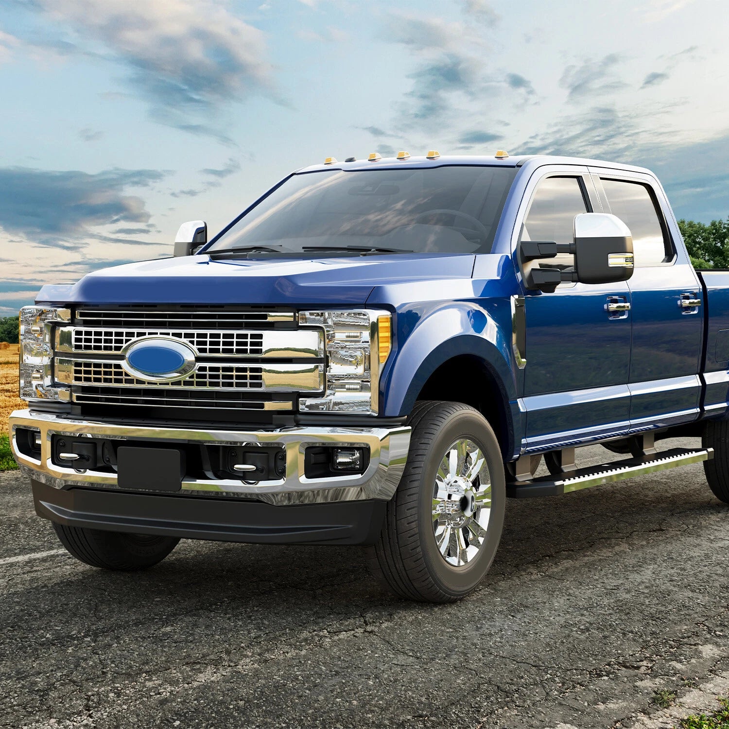 Chrome Grille for Ford Super Duty F250 F350 (2017-2019)