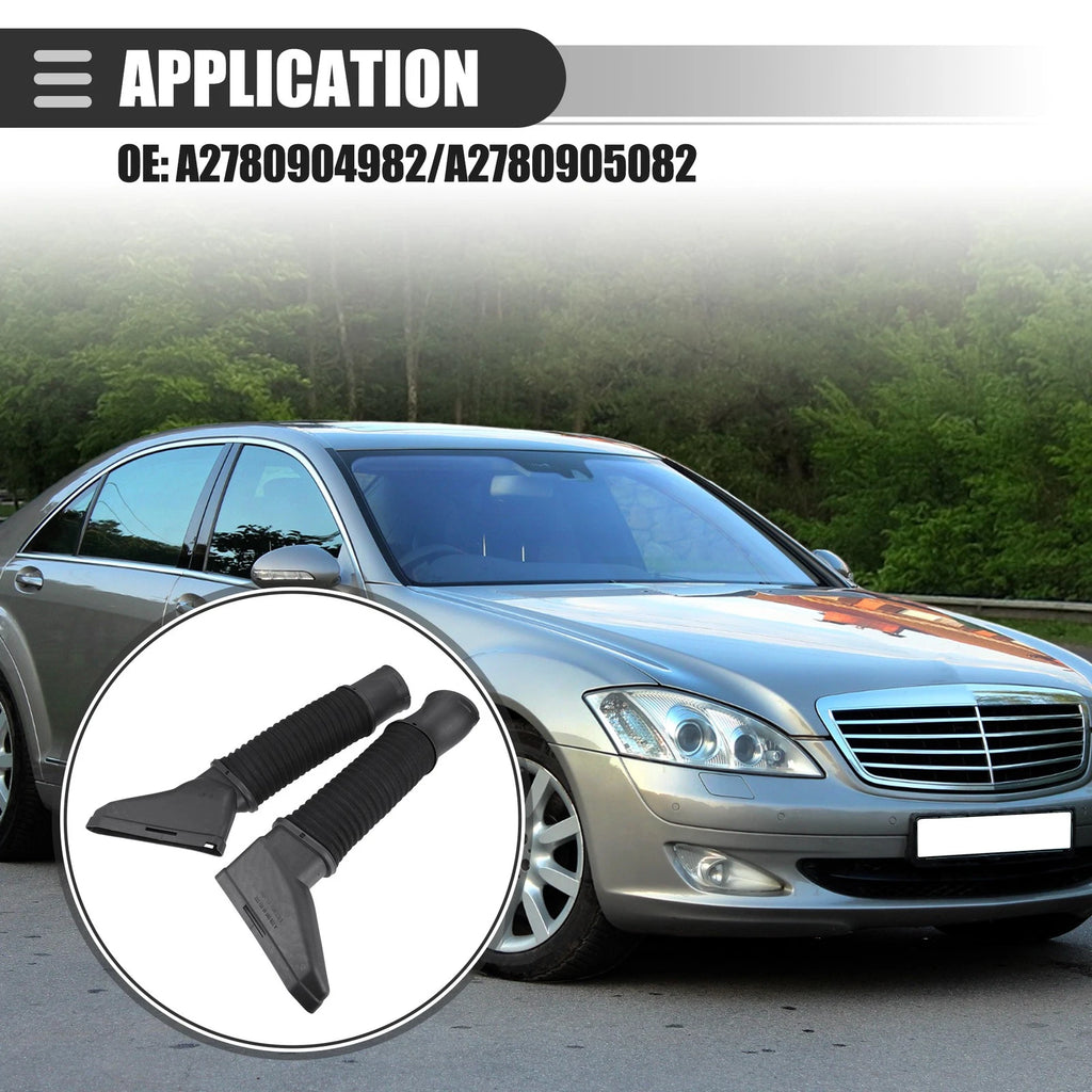 Air Intake Hose Set of 2 for Mercedes S550 (2014–2017) No.A2780904982/A2780905082