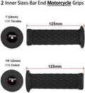 7/8" Rubber Gel Hand Grips for Yamaha Virago 250 (1988-1997)